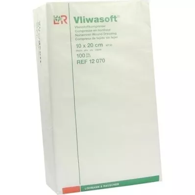 VLIWASOFT Komprese od flisa 10x20 cm nesterilne 4l, 100 komada