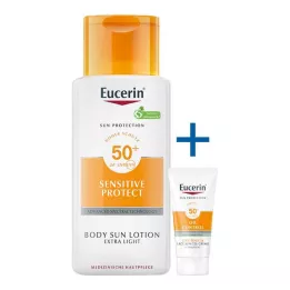 EUCERIN Losion za sunčanje extra light LSF 50, 150 ml