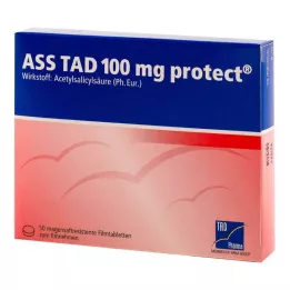 ASS TAD 100 mg protect želučani sok filmom obložene tablete, 50 kom