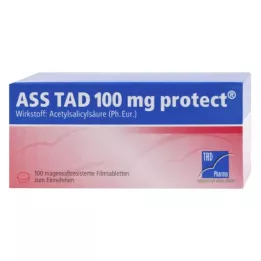 ASS TAD 100 mg protect želučani sok filmom obložene tablete, 100 kom