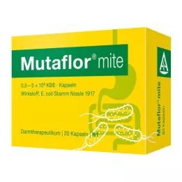 MUTAFLOR mite gastrorezistentne tvrde kapsule, 20 kom