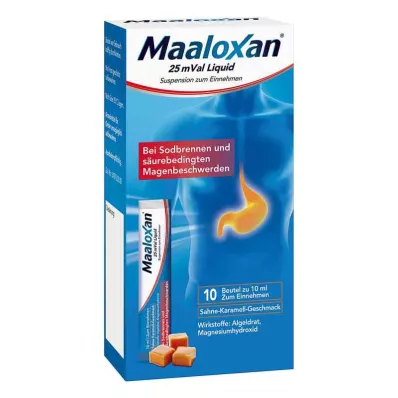 MAALOXAN 25 mVal tekućina, 10X10 ml