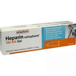 HEPARIN-RATIOPHARM 180.000 IU gela, 100 g