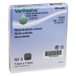 VARIHESIVE ekstra tanki 7,5x7,5 cm HKV hidroaktiv, 5 kom