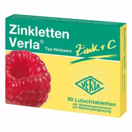 ZINKLETTEN Verla maline pastile, 50 kom