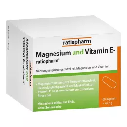 MAGNESIUM UND VITAMIN E-ratiopharm kapsule, 60 kom