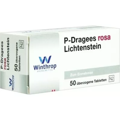 P DRAGEES roza, 50 kom