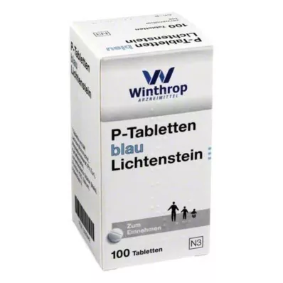 P TABLETTEN plavi razmak 8 mm, 100 kom