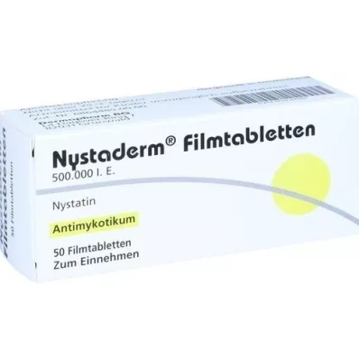 NYSTADERM Filmom obložene tablete, 50 kom