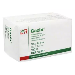 GAZIN Gaza komp.10x10 cm nesterilna 12-kratna operacija 100 kom
