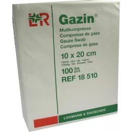 GAZIN Gaza komp.10x20 cm nesterilna 12-kratna operacija 100 kom