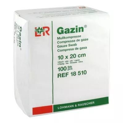 GAZIN Gaza komp.10x20 cm nesterilna 12-kratna operacija 100 kom GAZIN Gaza komp.10x20 cm nesterilna 12-kratna operacija 100 kom