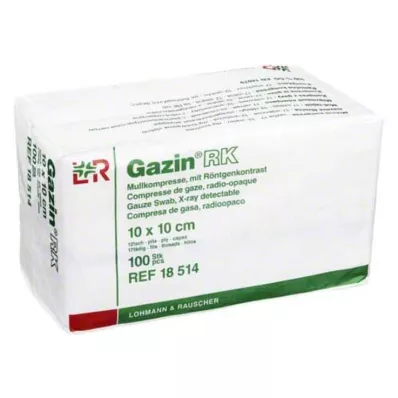 GAZIN Gaza komp.10x10 cm nesterilna 12-struka RK, 100 kom GAZIN Gaza komp.10x10 cm nesterilna 12-struka RK, 100 kom