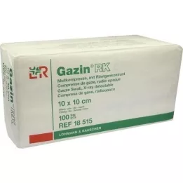 GAZIN Gaza komp.10x10 cm nesterilna 16-struka RK, 100 kom
