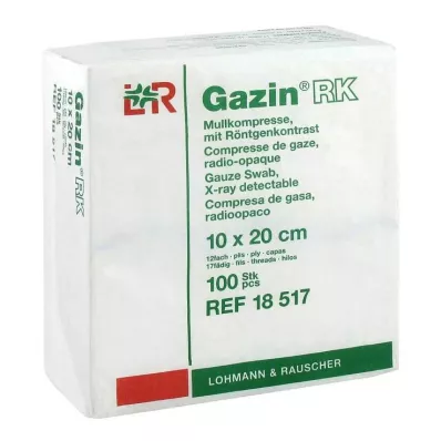 GAZIN Gaza komp.10x20 cm nesterilna 12-struka RK, 100 kom