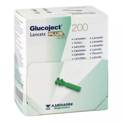 GLUCOJECT Lancete PLUS 33 G, 200 kom GLUCOJECT Lancete PLUS 33 G, 200 kom
