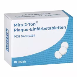 MIRA 2 glinene tablete za bojanje plaka, 10 kom
