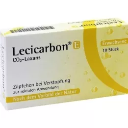 LECICARBON E CO2 Laxans čepići za odrasle, 10 kom
