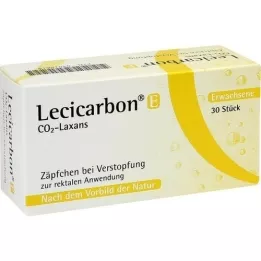 LECICARBON E CO2 Laxans čepići za odrasle, 30 kom