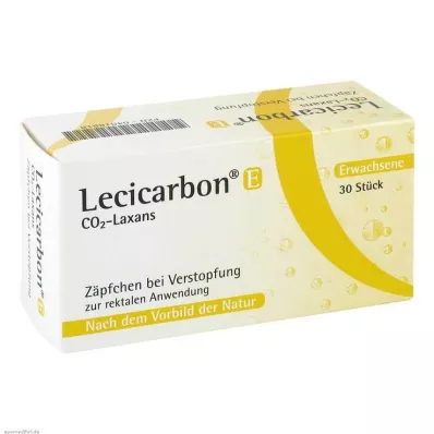 LECICARBON E CO2 Laxans čepići za odrasle, 30 kom LECICARBON E CO2 Laxans čepići za odrasle, 30 kom