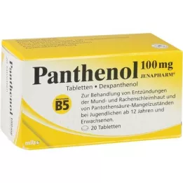 PANTHENOL 100 mg Jenapharm tablete, 20 kom
