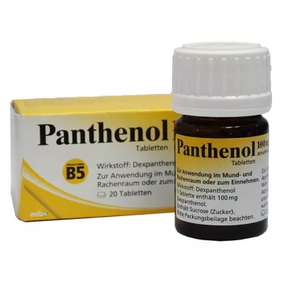 PANTHENOL 100 mg Jenapharm tablete, 20 kom PANTHENOL 100 mg Jenapharm tablete, 20 kom