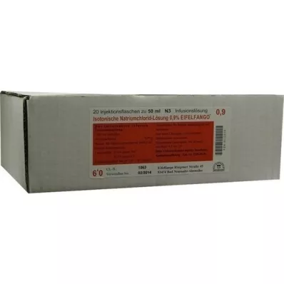 ISOTONISCHE Otopina NaCl 0,9% Eifel fango, 20X50 ml