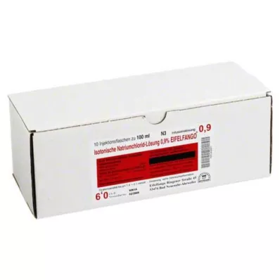 ISOTONISCHE NaCl otopina 0,9% Eifel fango, 10X100 ml