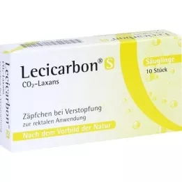 LECICARBON S CO2 laksativni čepići, 10 kom