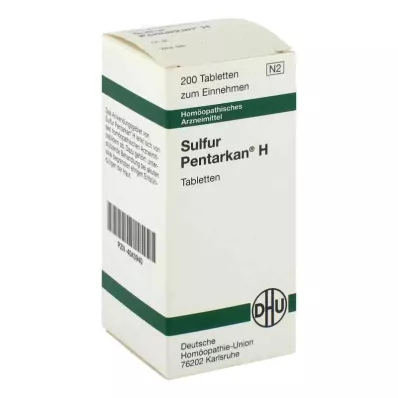 SULFUR PENTARKAN H tablete, 200 kom SULFUR PENTARKAN H tablete, 200 kom