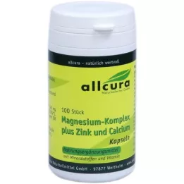 MAGNESIUM KOMPLEX s cinkom + kalcijem kapsule, 100 kom