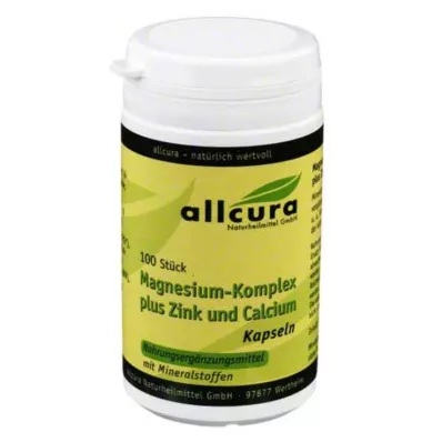 MAGNESIUM KOMPLEX s cinkom + kalcijem kapsule, 100 kom MAGNESIUM KOMPLEX s cinkom + kalcijem kapsule, 100 kom