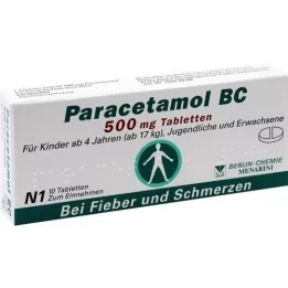 PARACETAMOL BC 500 mg tablete, 10 kom