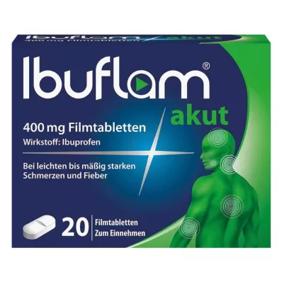 IBUFLAM acute 400 mg filmom obložene tablete, 20 kom IBUFLAM acute 400 mg filmom obložene tablete, 20 kom