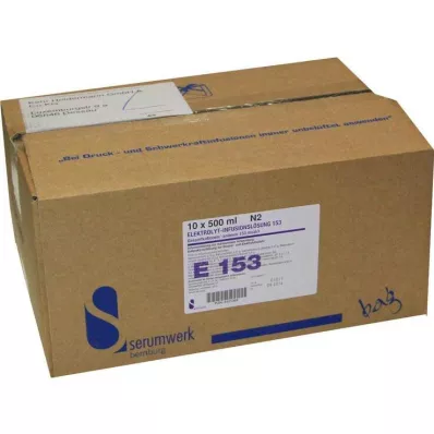 ELEKTROLYT Inf.-Lsg. 153 PP-vrećice, 10X500 ml ELEKTROLYT Inf.-Lsg. 153 PP-vrećice, 10X500 ml