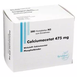 CALCIUMACETAT 475 mg filmom obložene tablete, 200 kom