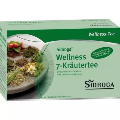 SIDROGA Wellness 7-biljni čaj filter vrećica, 20X2,0 g