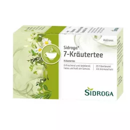 SIDROGA Wellness 7-biljni čaj filter vrećica, 20X2,0 g