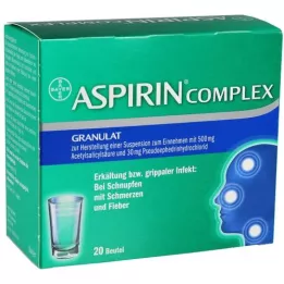 ASPIRIN COMPLEX Btl.m.Gran.z.Herst.e.Susp.z.Einn., 20 kom