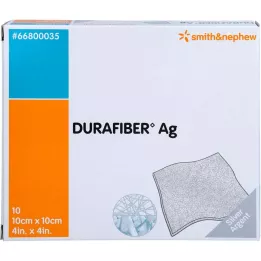 DURAFIBER Ag 10x10 cm zavoj, 10 kom