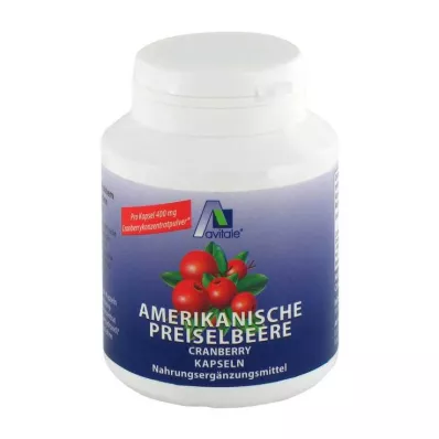 PREISELBEERE Američke 400 mg kapsule, 100 kom