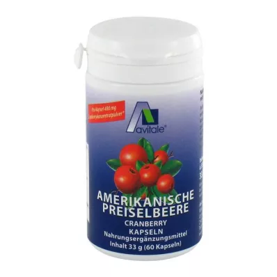 PREISELBEERE Američke 400 mg kapsule, 60 kom