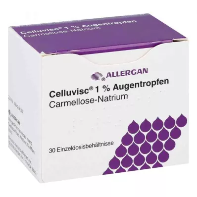 CELLUVISC 1% kapi za oči, 30X0,4 ml