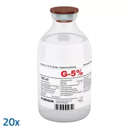 GLUCOSE 5% B.Braun otopina za injekciju, 20X100 ml