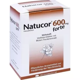NATUCOR 600 mg forte filmom obložene tablete, 100 kom