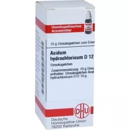 ACIDUM HYDROCHLORICUM D 12 globula, 10 g