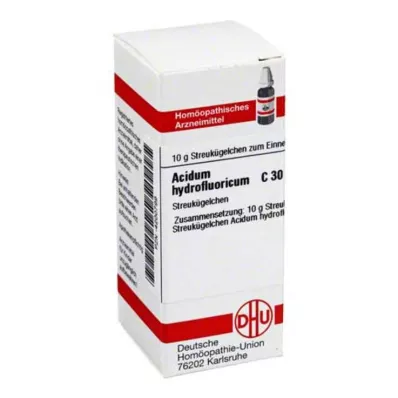 ACIDUM HYDROFLUORICUM C 30 globula, 10 g ACIDUM HYDROFLUORICUM C 30 globula, 10 g