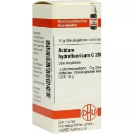 ACIDUM HYDROFLUORICUM C 200 globule, 10 g