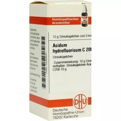 ACIDUM HYDROFLUORICUM C 200 globule, 10 g