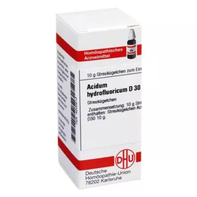 DHU Acidum hydrofluoricum D 30 g, 10 g